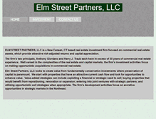 Tablet Screenshot of elmstreetpartners.com